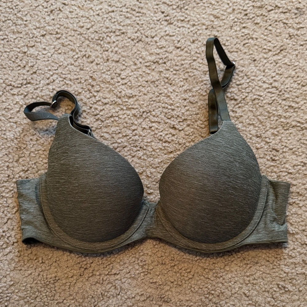 Aerie Heather Green Bra